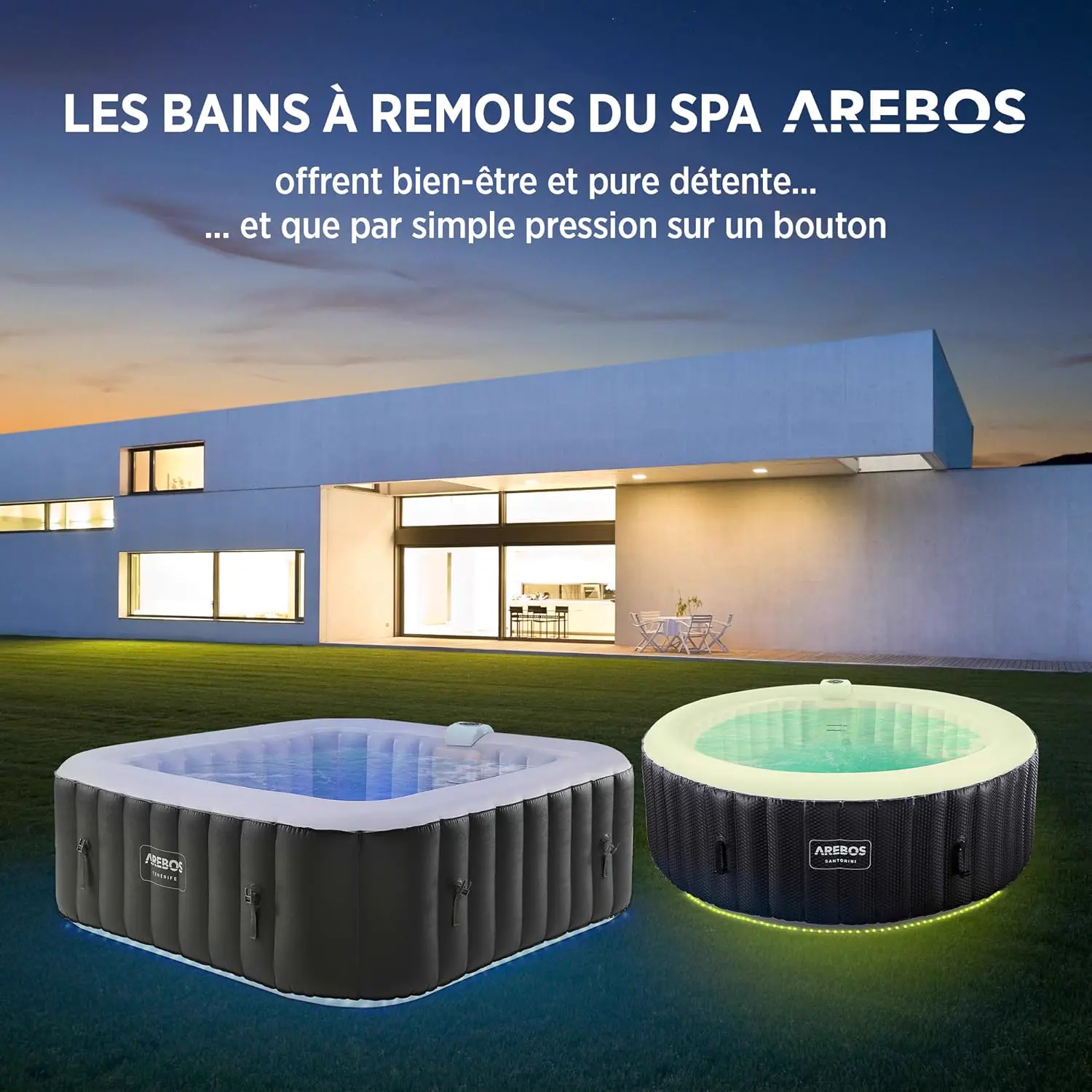Spa gonflable 6 personnes 6 places vue 5