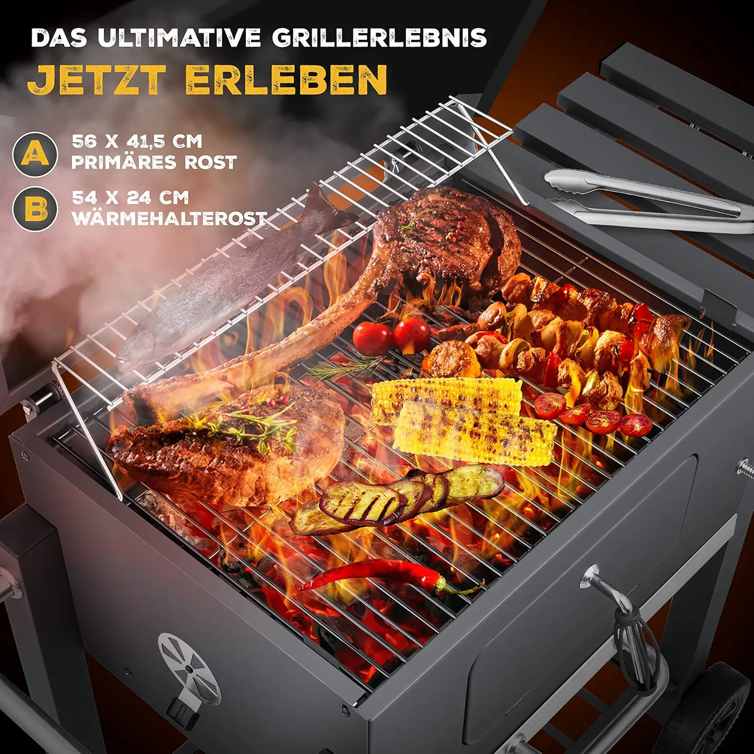 Barbecue weber en bois vue 4