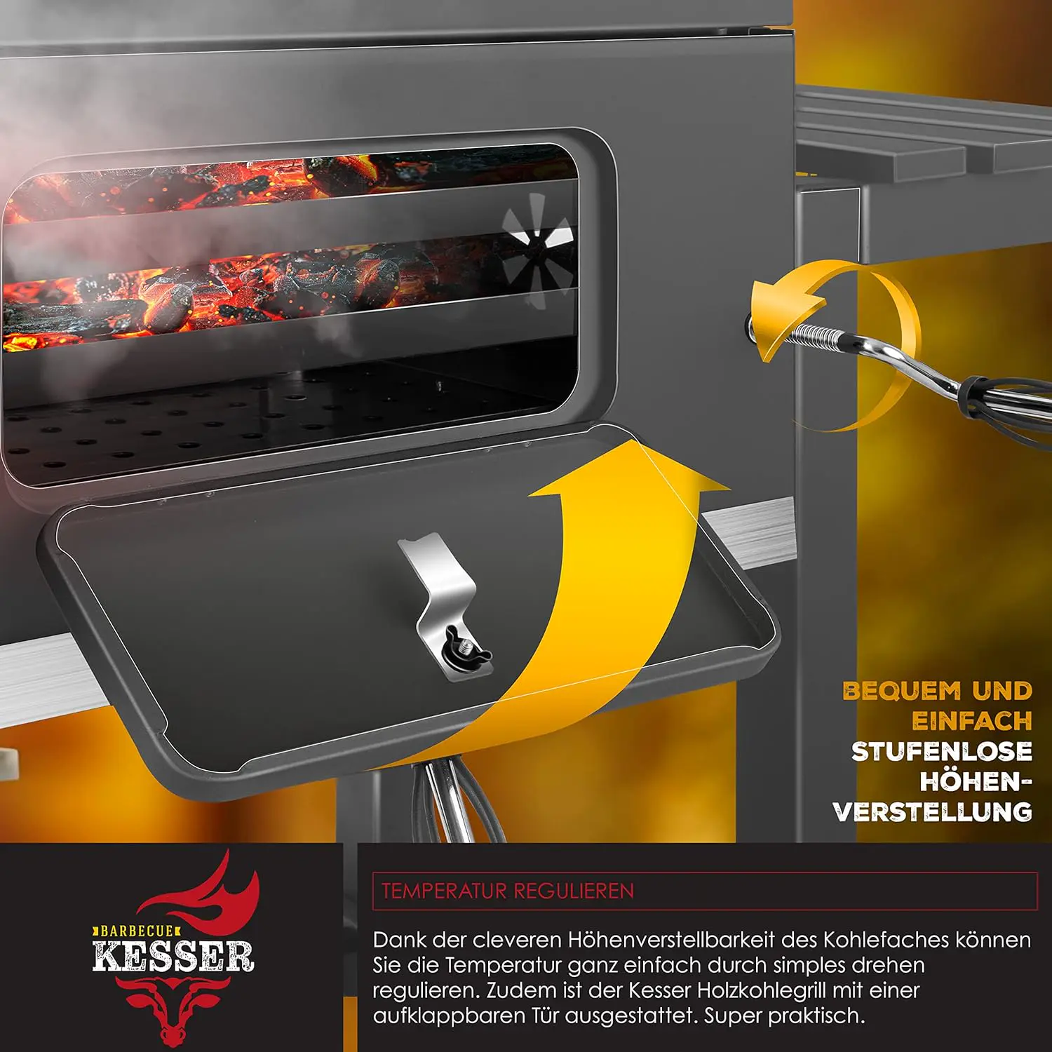 Barbecue weber en bois vue 5