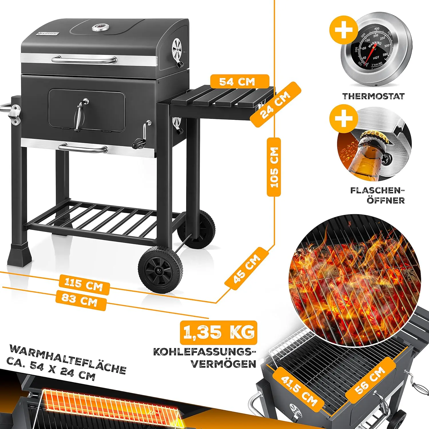 Barbecue weber en bois vue 9