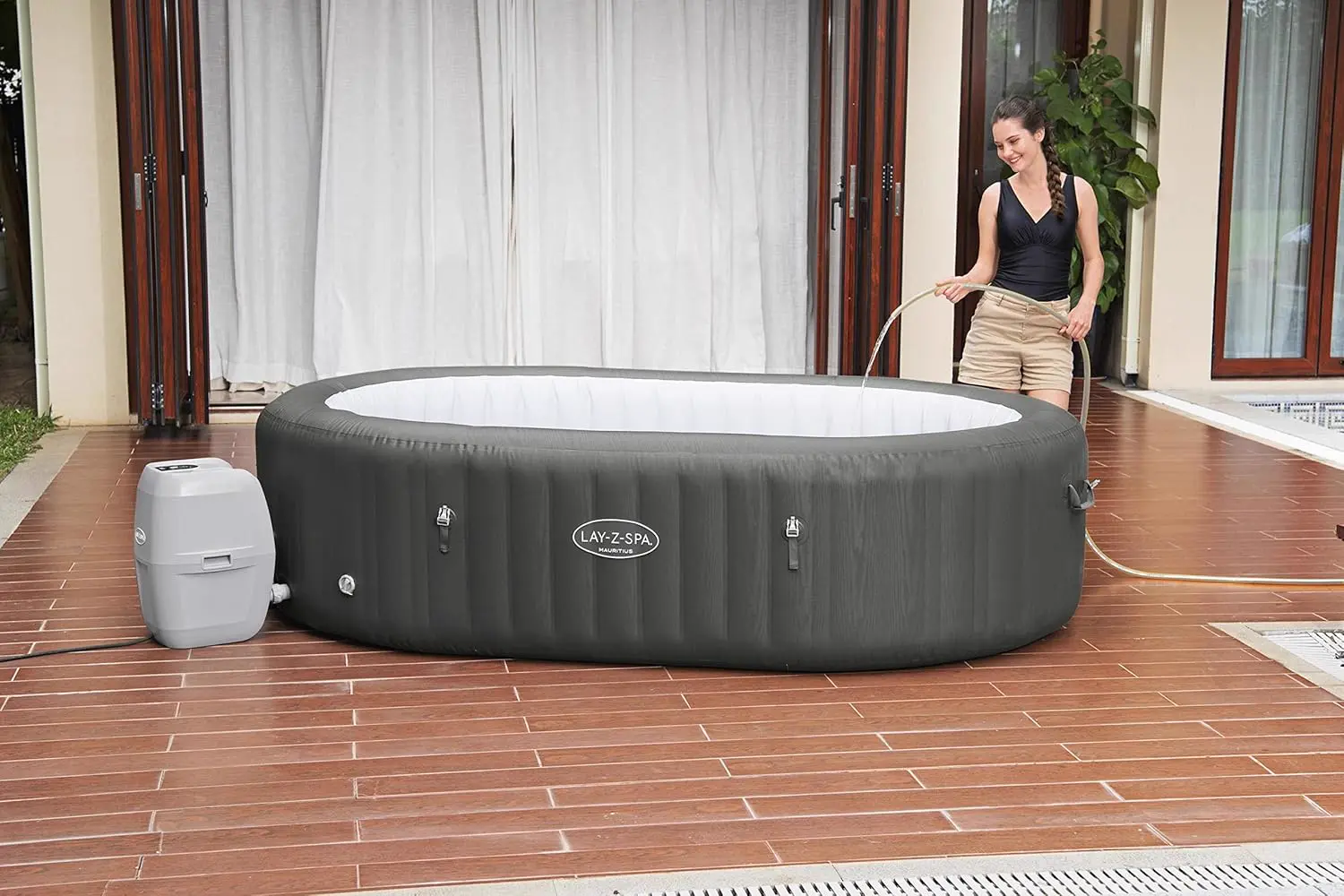 Spa gonflable 6 personnes 7 places vue 32
