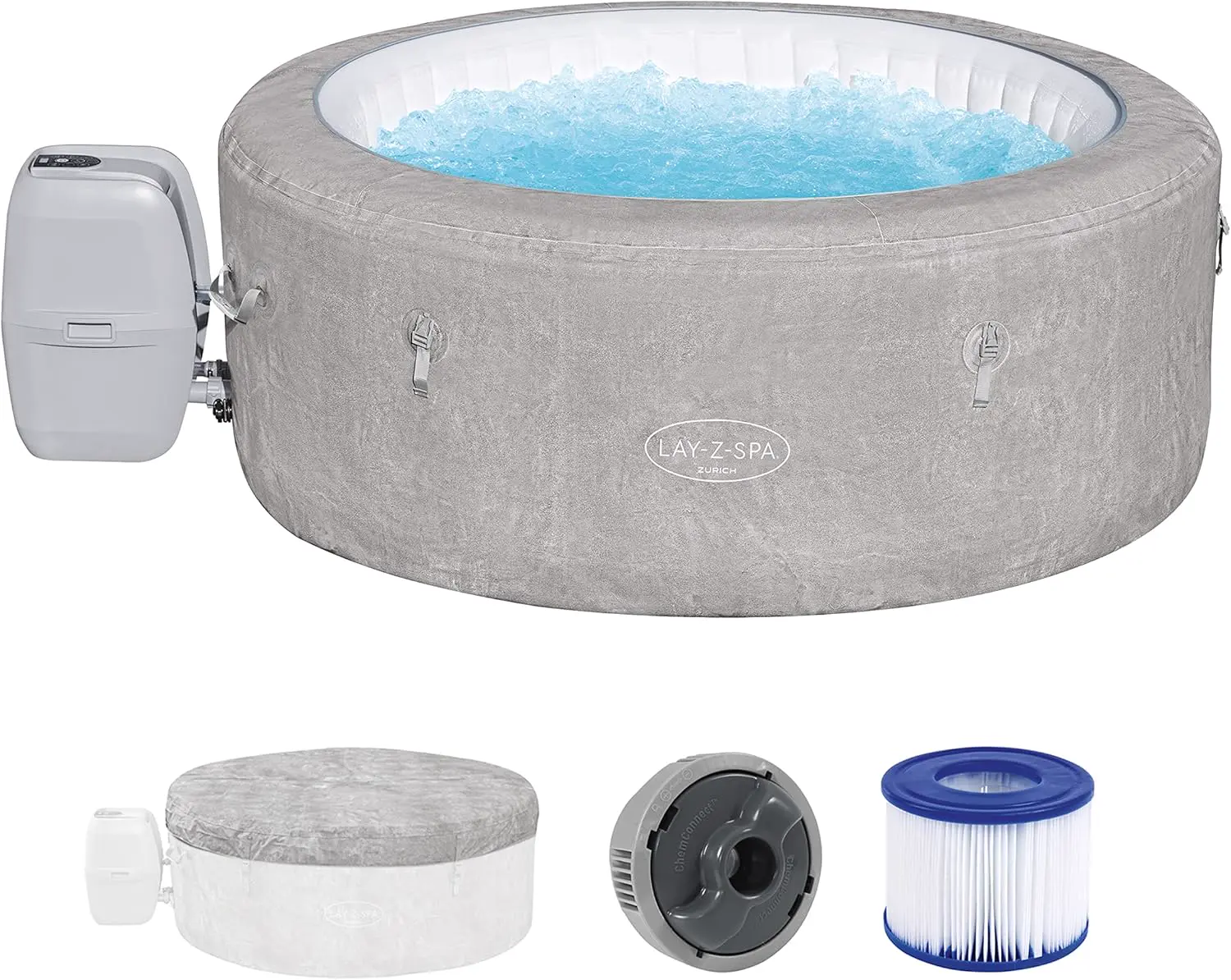 Spa gonflable 2 personnes 4 places vue 3