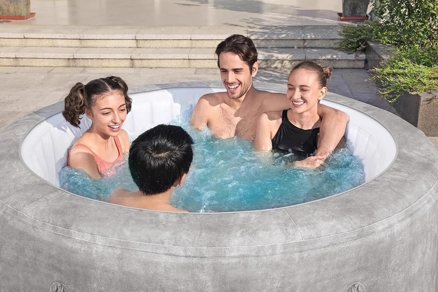 Spa gonflable 2 personnes 4 places vue 9