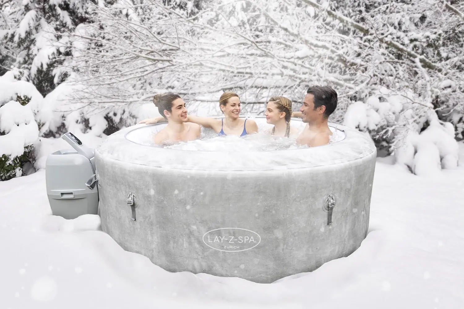 Spa gonflable 2 personnes 4 places vue 12