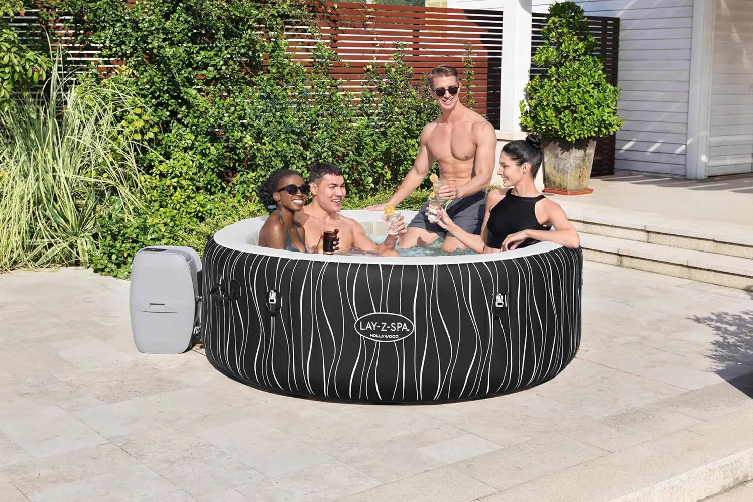 Spa gonflable 2 personnes 6 places vue 6
