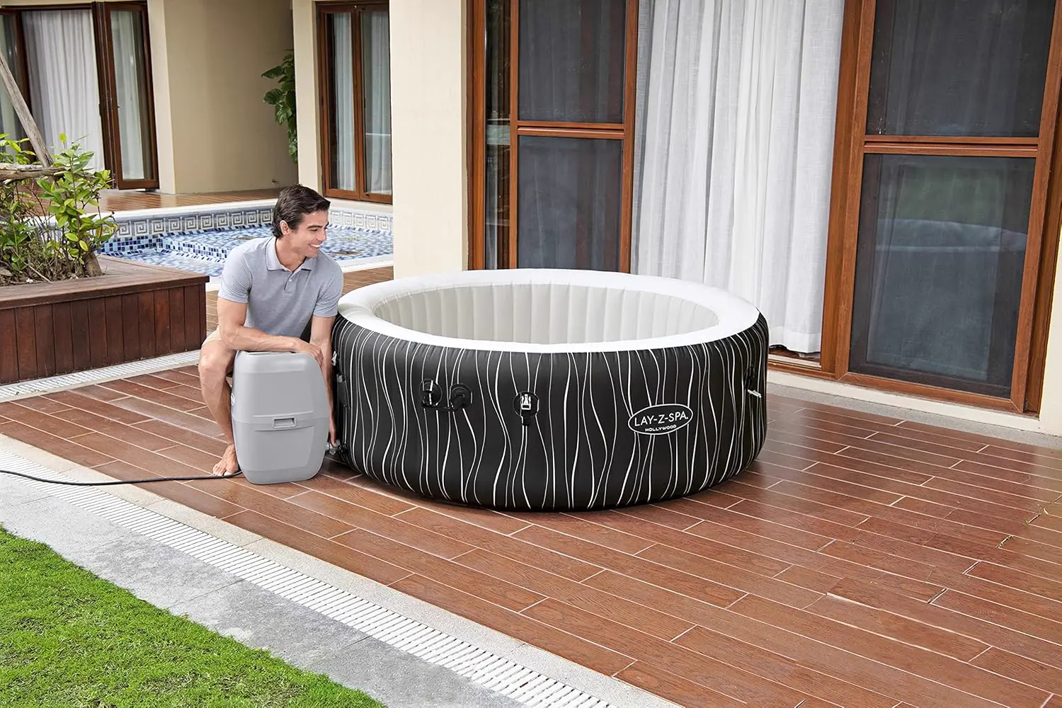 Spa gonflable 2 personnes 6 places vue 8