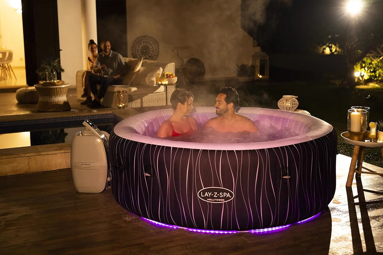 Spa gonflable 2 personnes 6 places vue 18