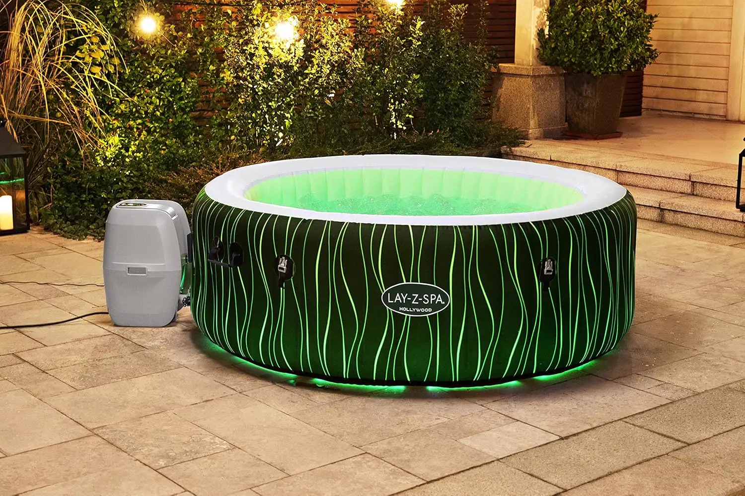 Spa gonflable 2 personnes 6 places vue 24
