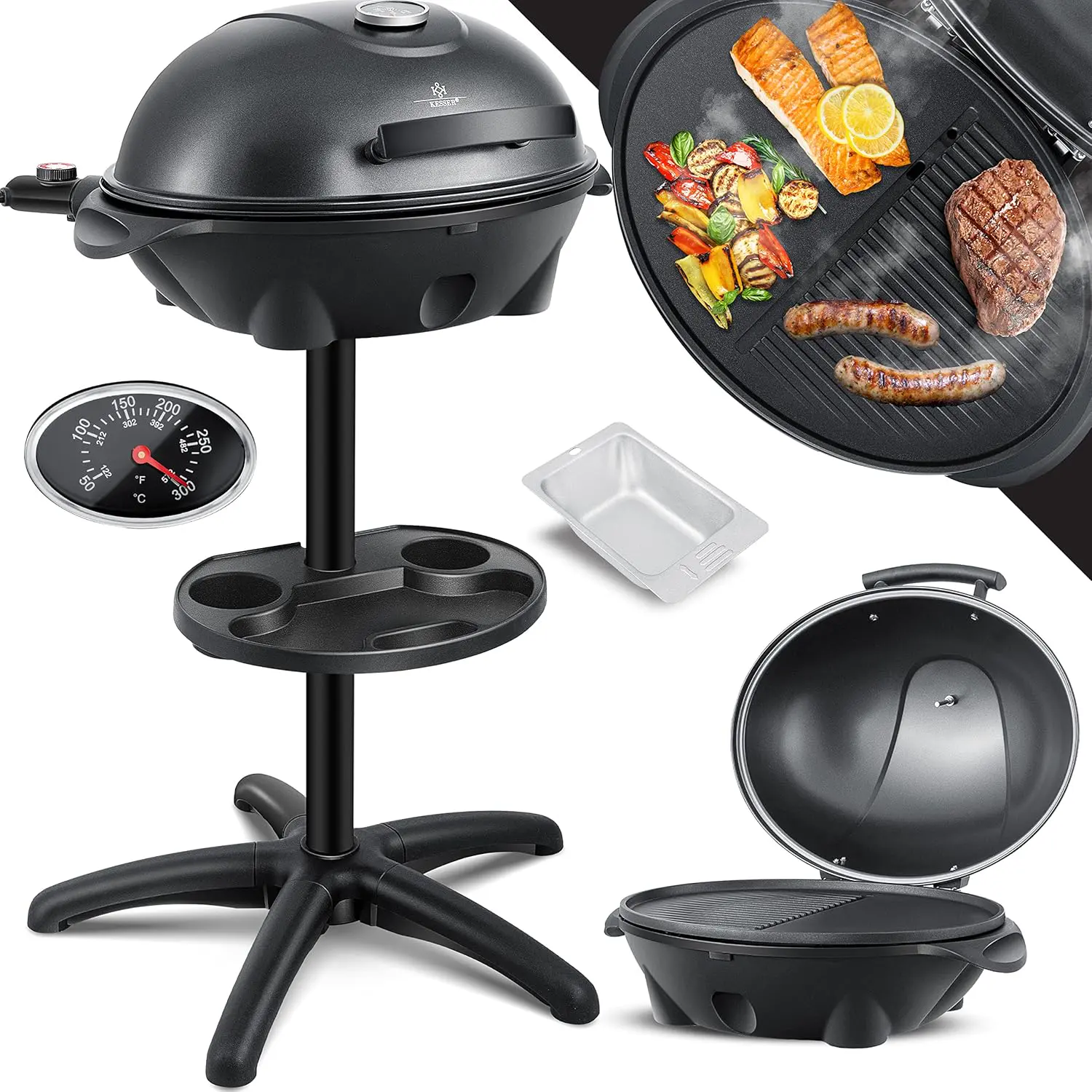KESSER® Gril Électrique 2en1