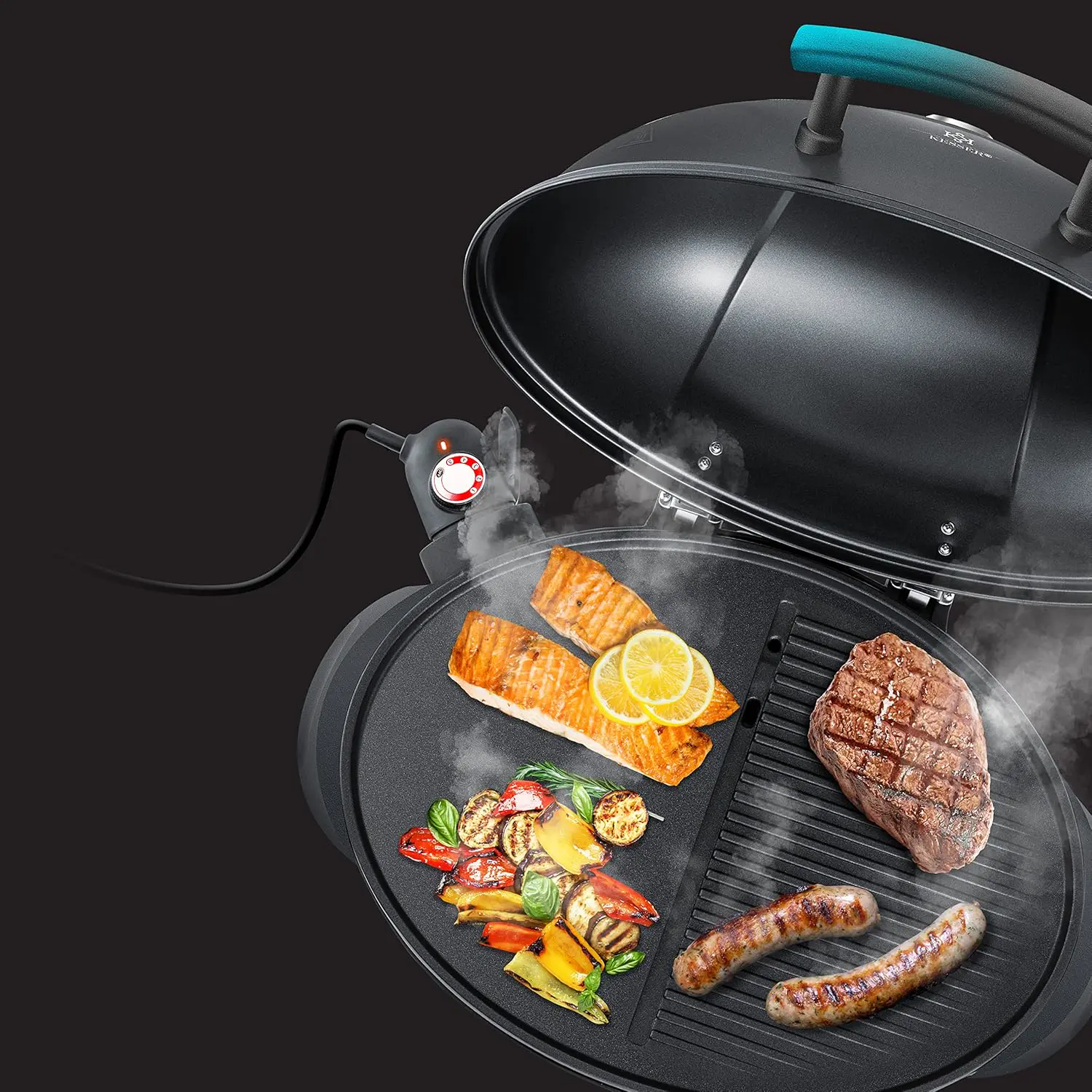 Barbecue électrique KESSER Gril Électrique 2en1 vue 6