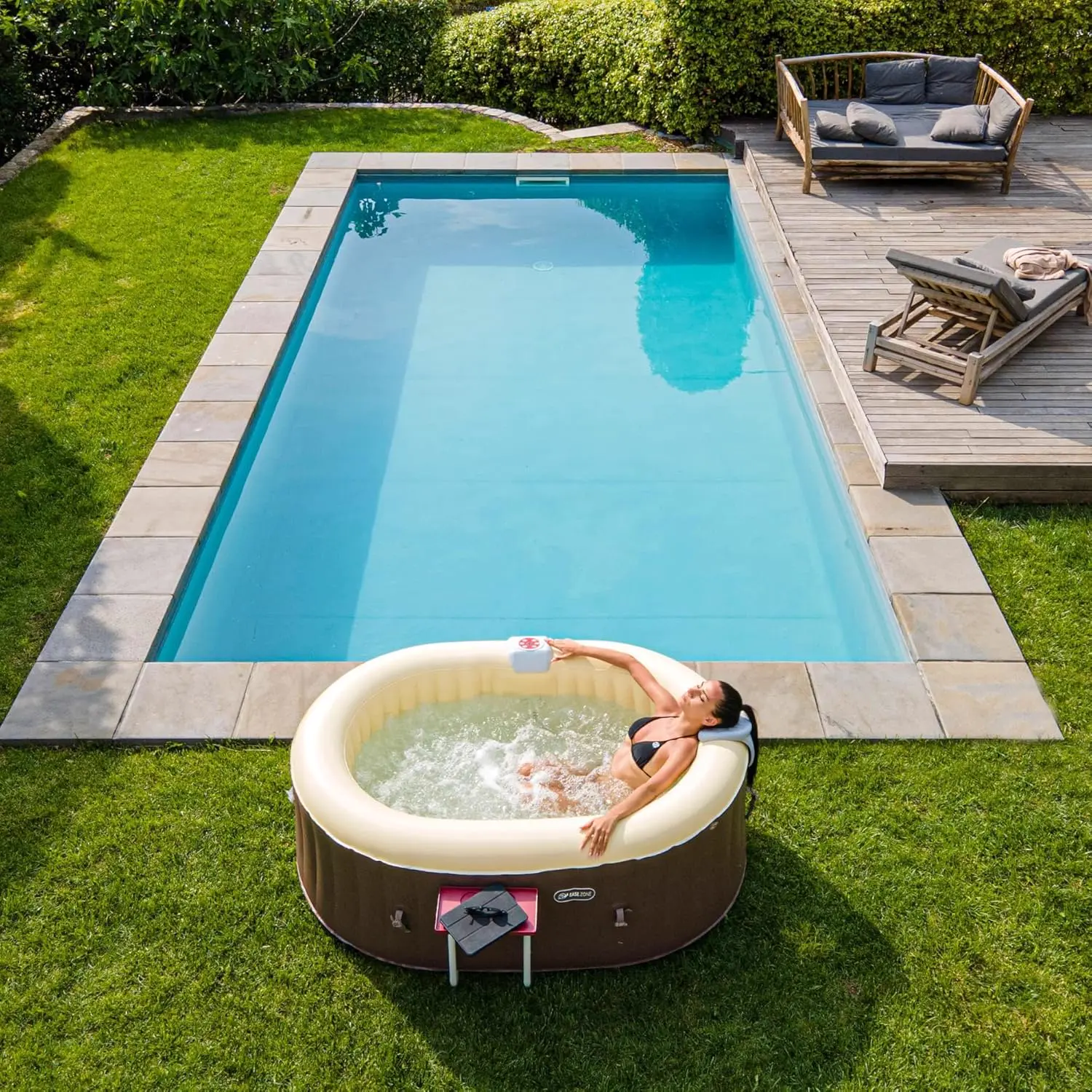 Spa gonflable 2 personnes 2 places vue 3