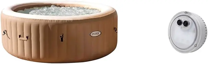 Intex Pure Spa Sahara 6 Places + lumière d'ambiance LED à Piles pour
