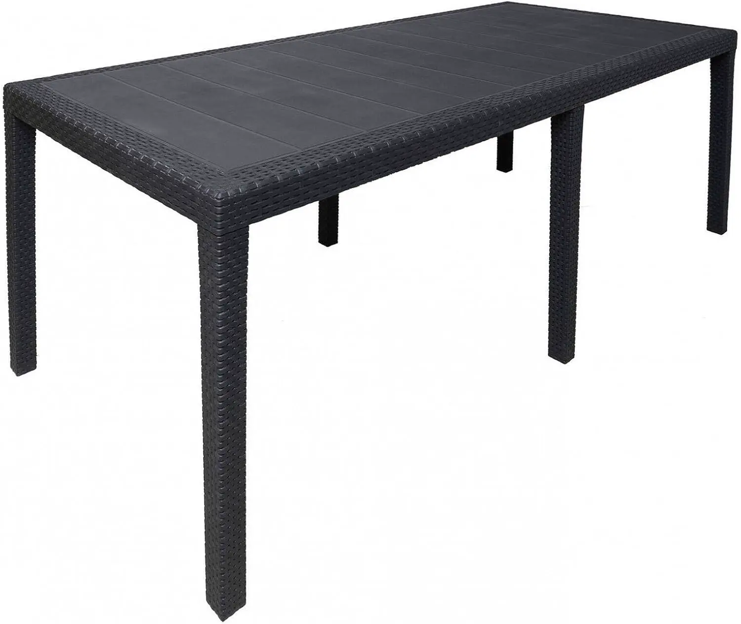 Table de jardin 10 places anthracite vue 7