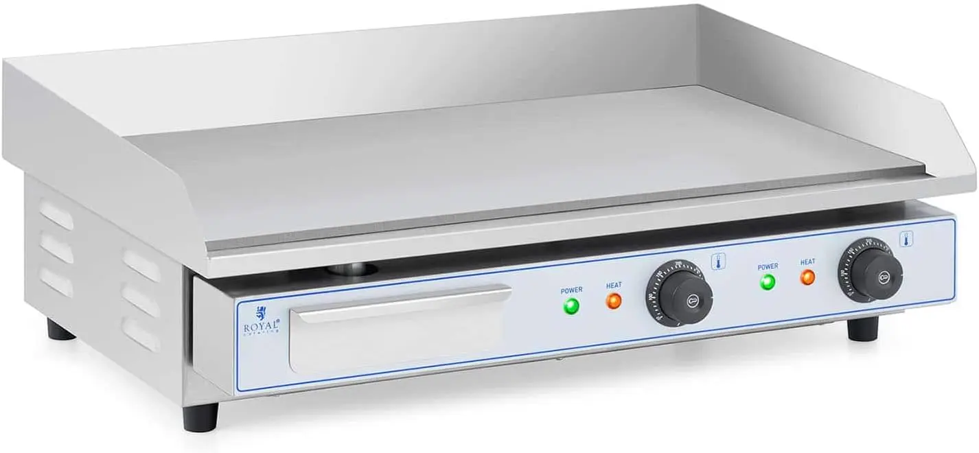 Royal Catering Plancha Électrique 2 Feux 73 x 40 cm