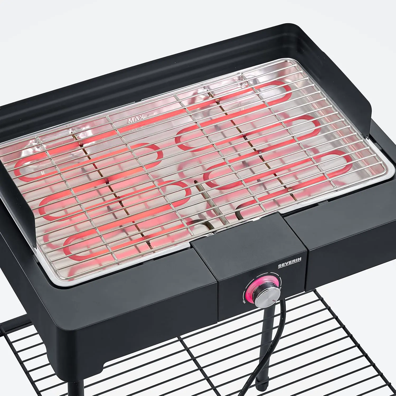 Barbecue électrique noir vue 5