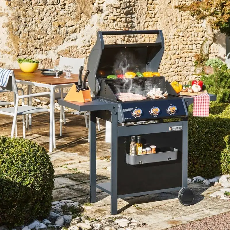 Barbecue à gaz BRASERO BY FAVEX – Barbecue gaz Spring II 3 brû… vue 2