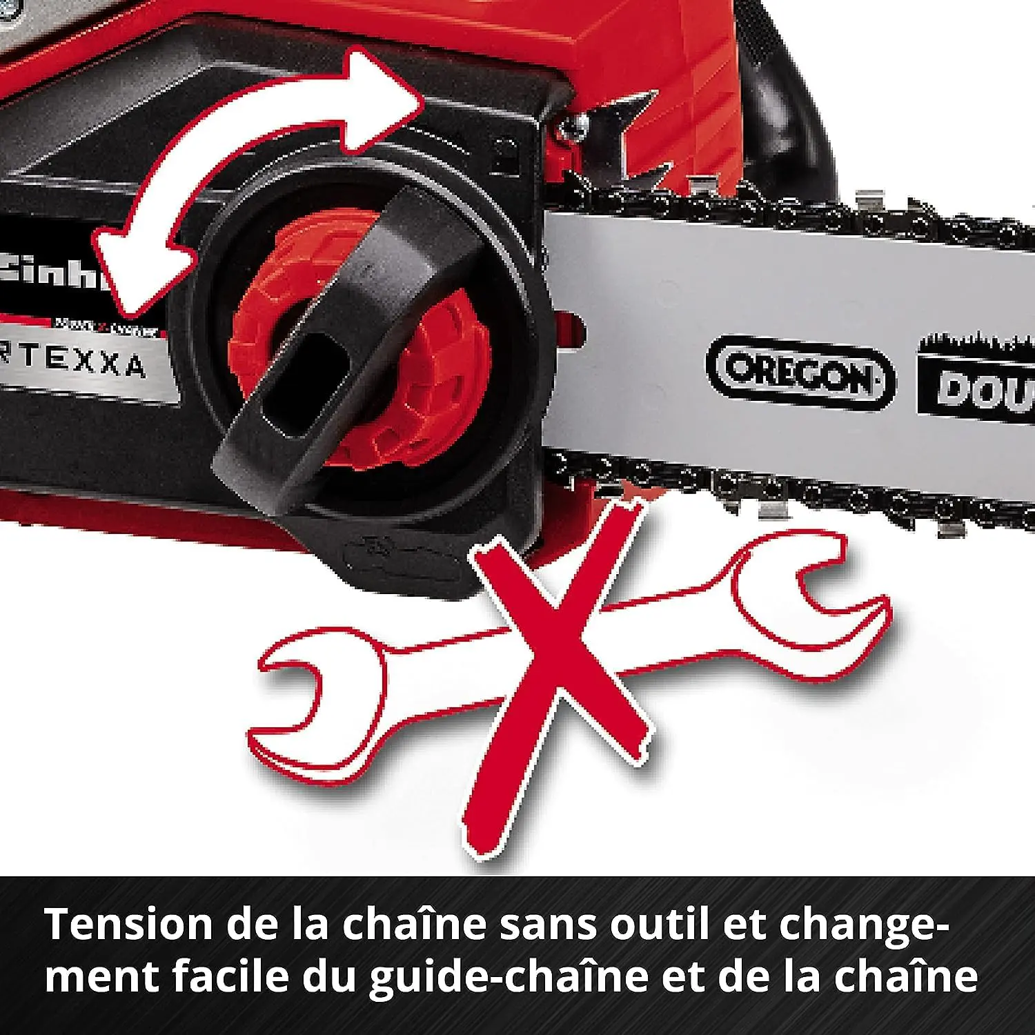Tronçonneuse thermique en bois vue 8