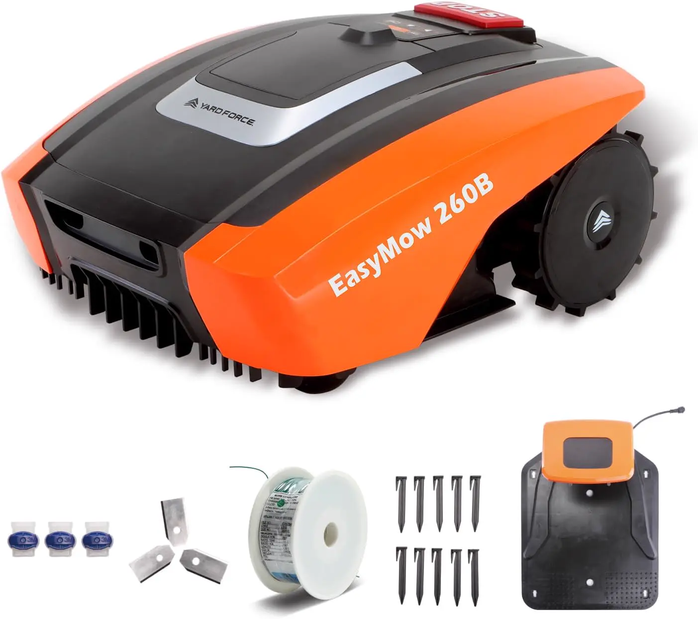 Yard Force Robot Tondeuse Easymow 260B pour Jardins jusqu'à 260m².