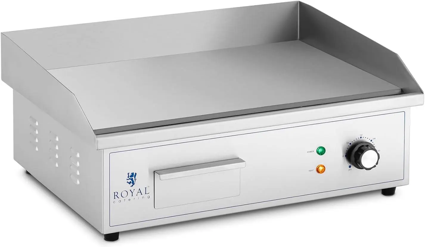 Royal Catering RCPG42-S Plancha électrique professionnelle plancha à