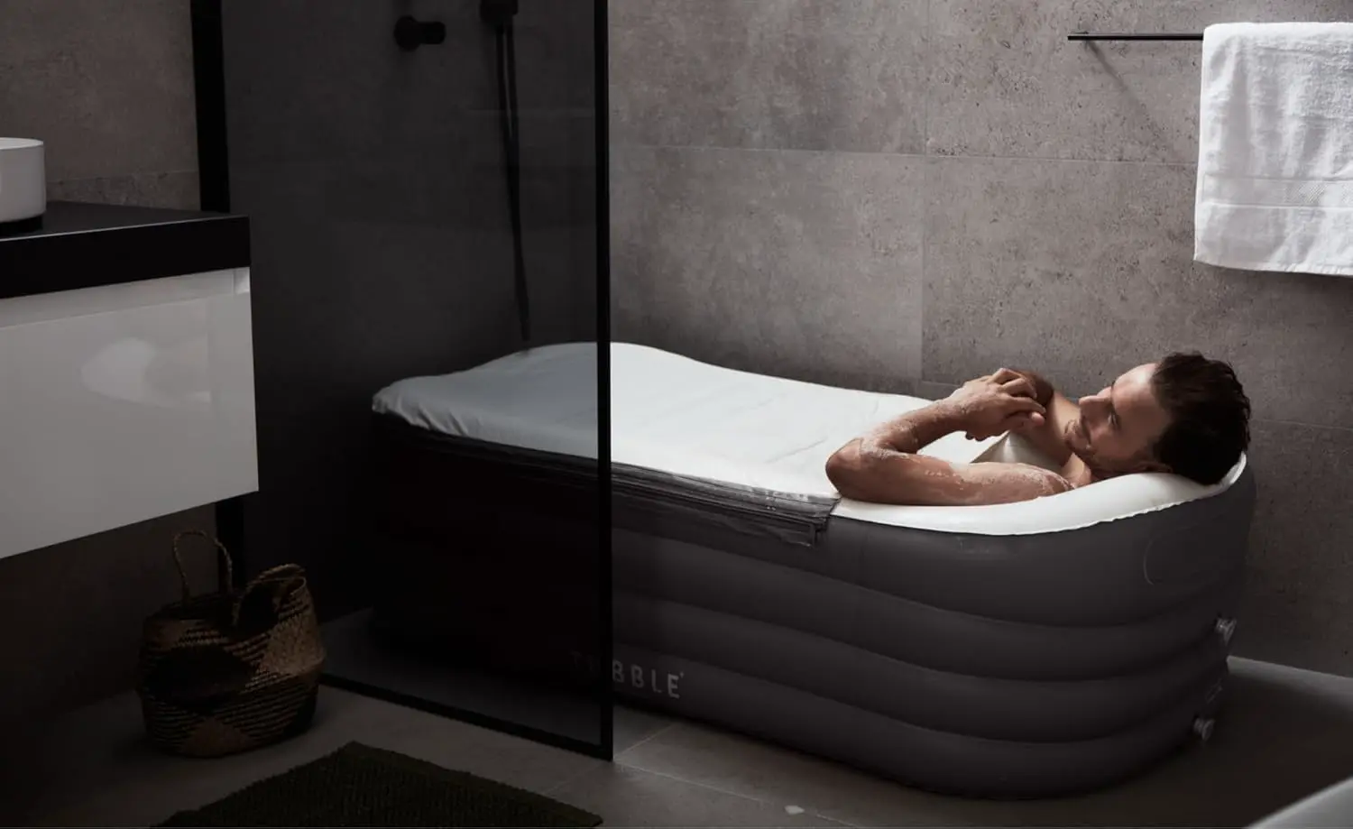 Spa gonflable 2 personnes Tubble Royale baignoire gonflable ad… vue 3