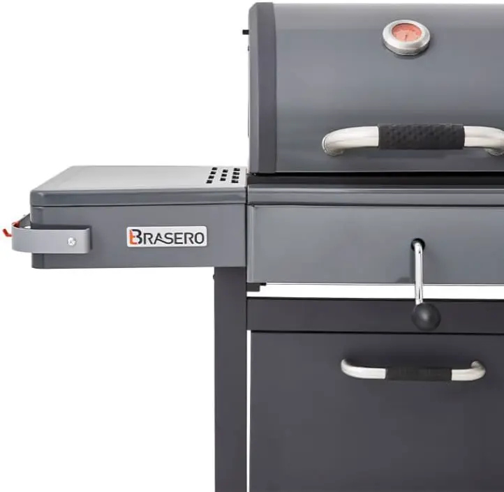 Barbecue à gaz en métal vue 5