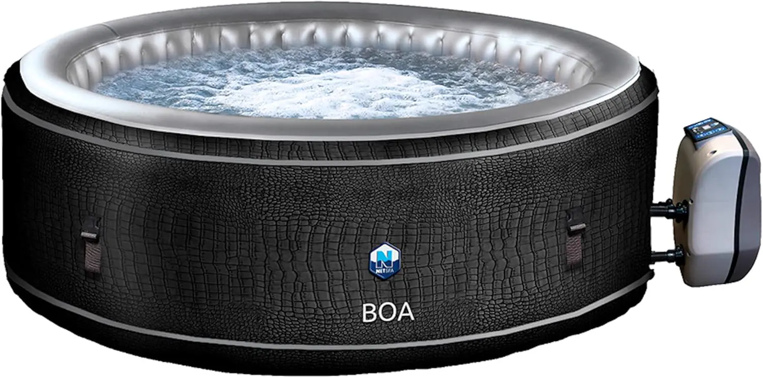 NETSPA - Spa Gonflable Circulaire SP-BOA155B XL Familial -5-6