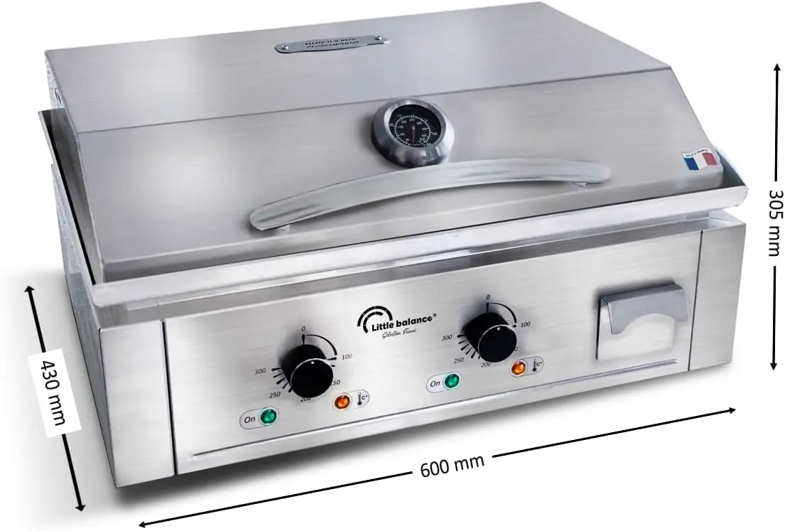 Plancha 10 places en aluminium 5,9x3,8 m vue 2