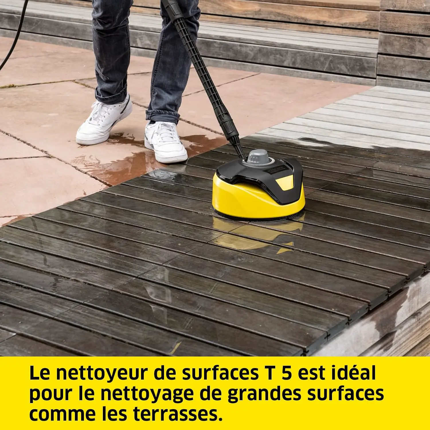 Nettoyeur haute pression noir vue 6