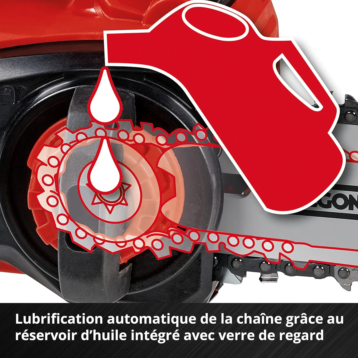 Tronçonneuse thermique en métal vue 7