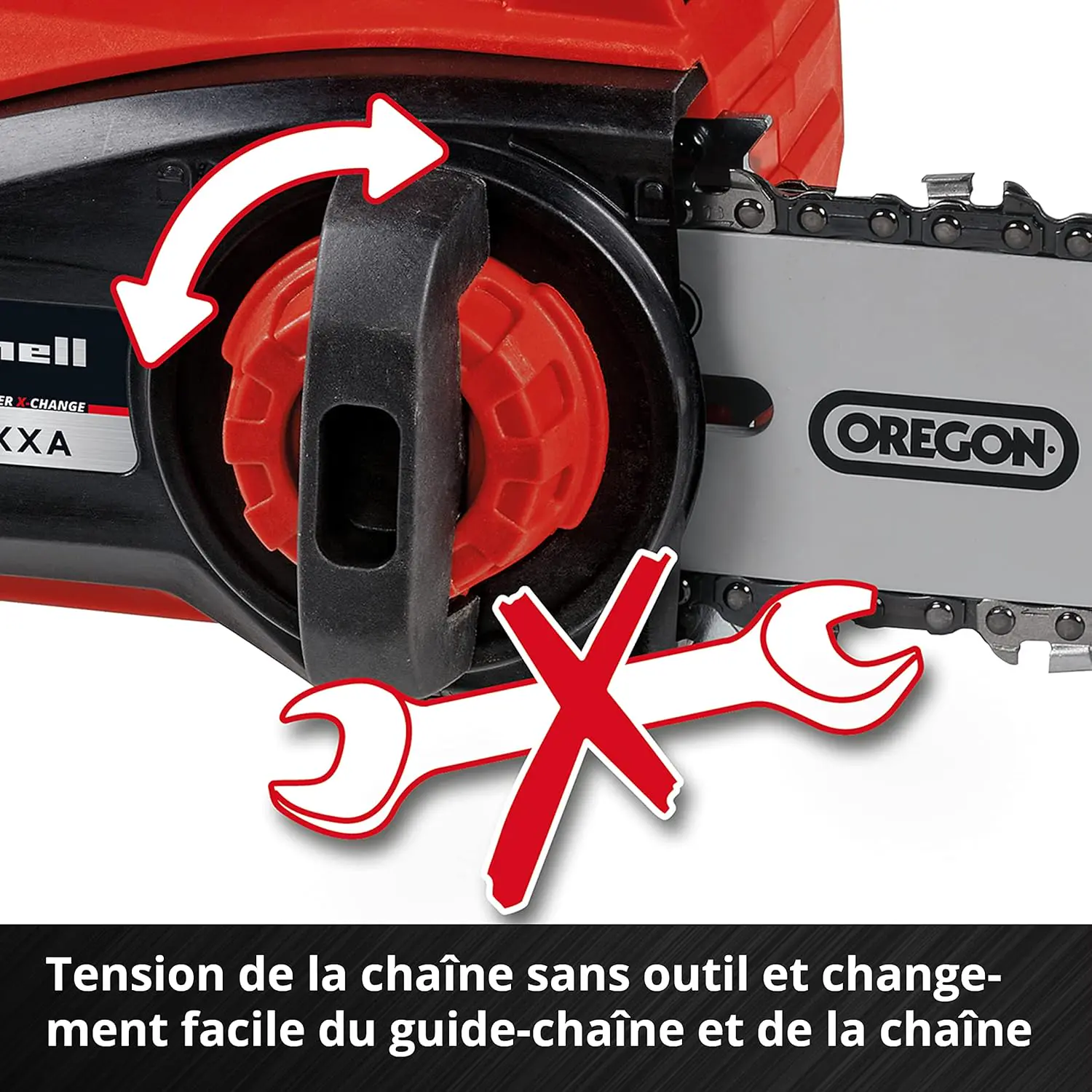 Tronçonneuse thermique en métal vue 8