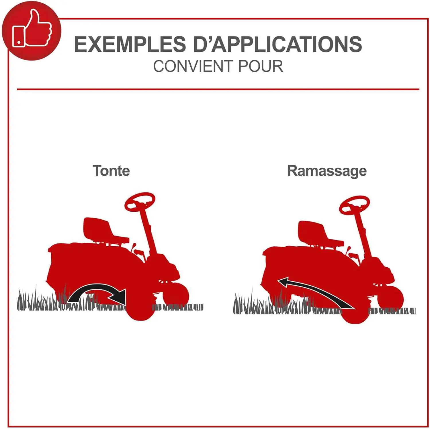 Tondeuse autoportée autoportée vue 3