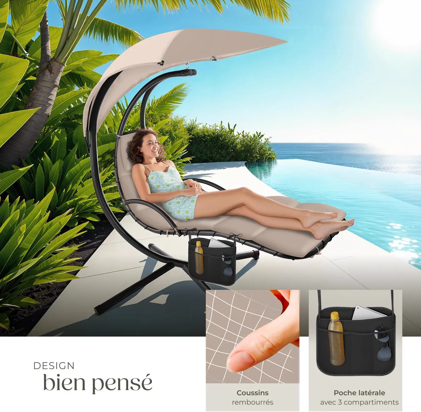 Fauteuils suspendus Bain de Soleil Suspendu Siege Suspendu ave… vue 6