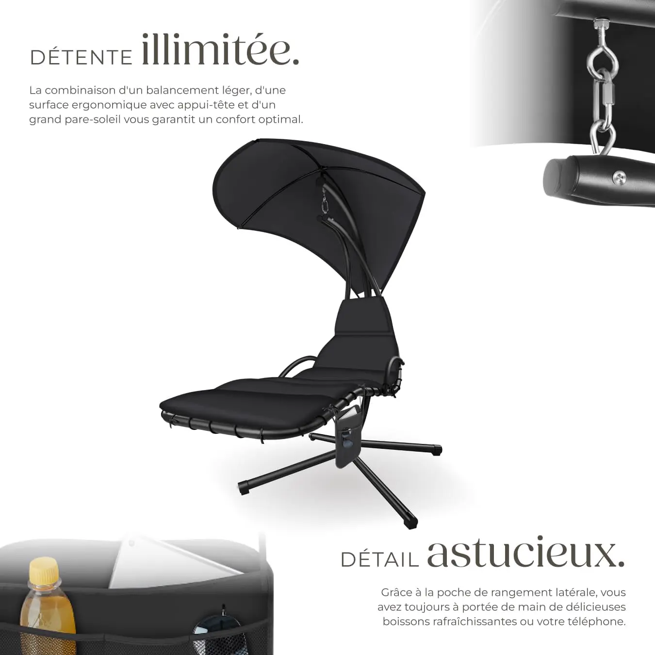 Fauteuils suspendus Bain de Soleil Suspendu Siege Suspendu ave… vue 5