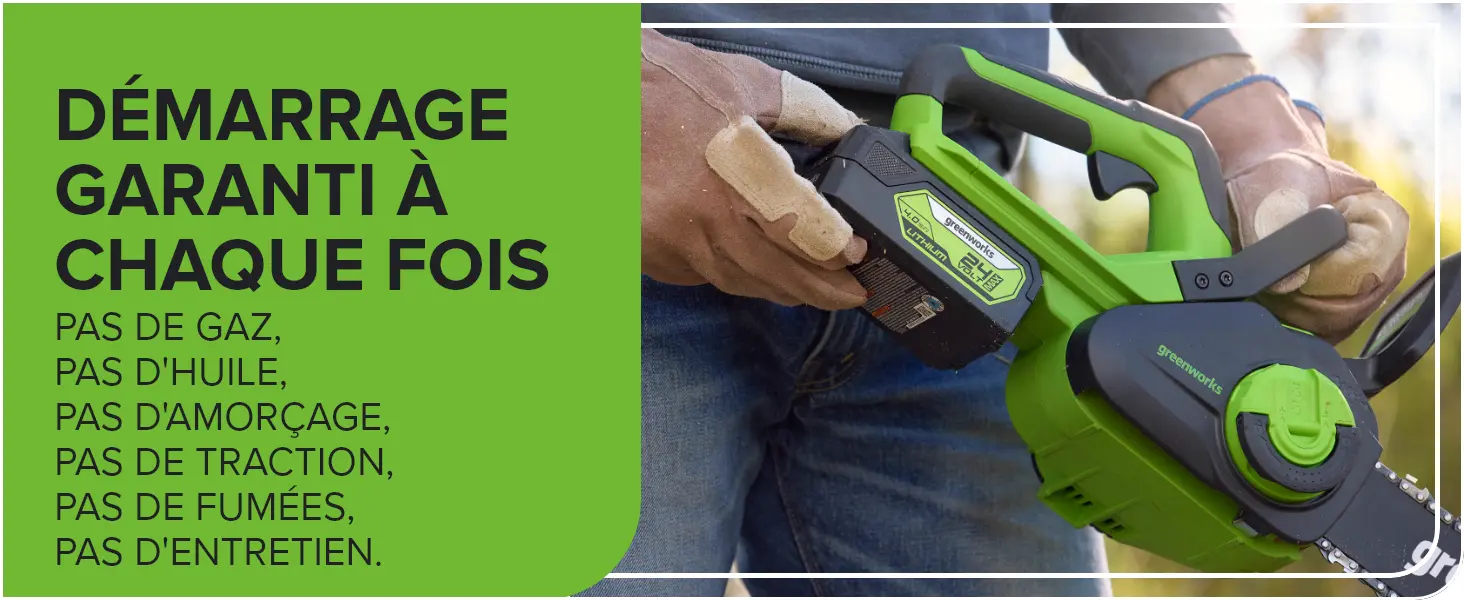 Tronçonneuse à batterie en bois — contenu détaillé 3