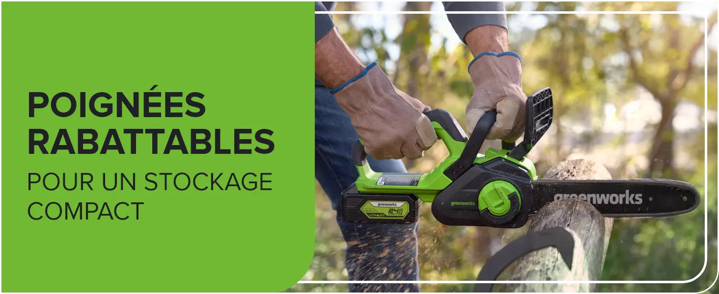 Tronçonneuse à batterie en bois — contenu détaillé 6