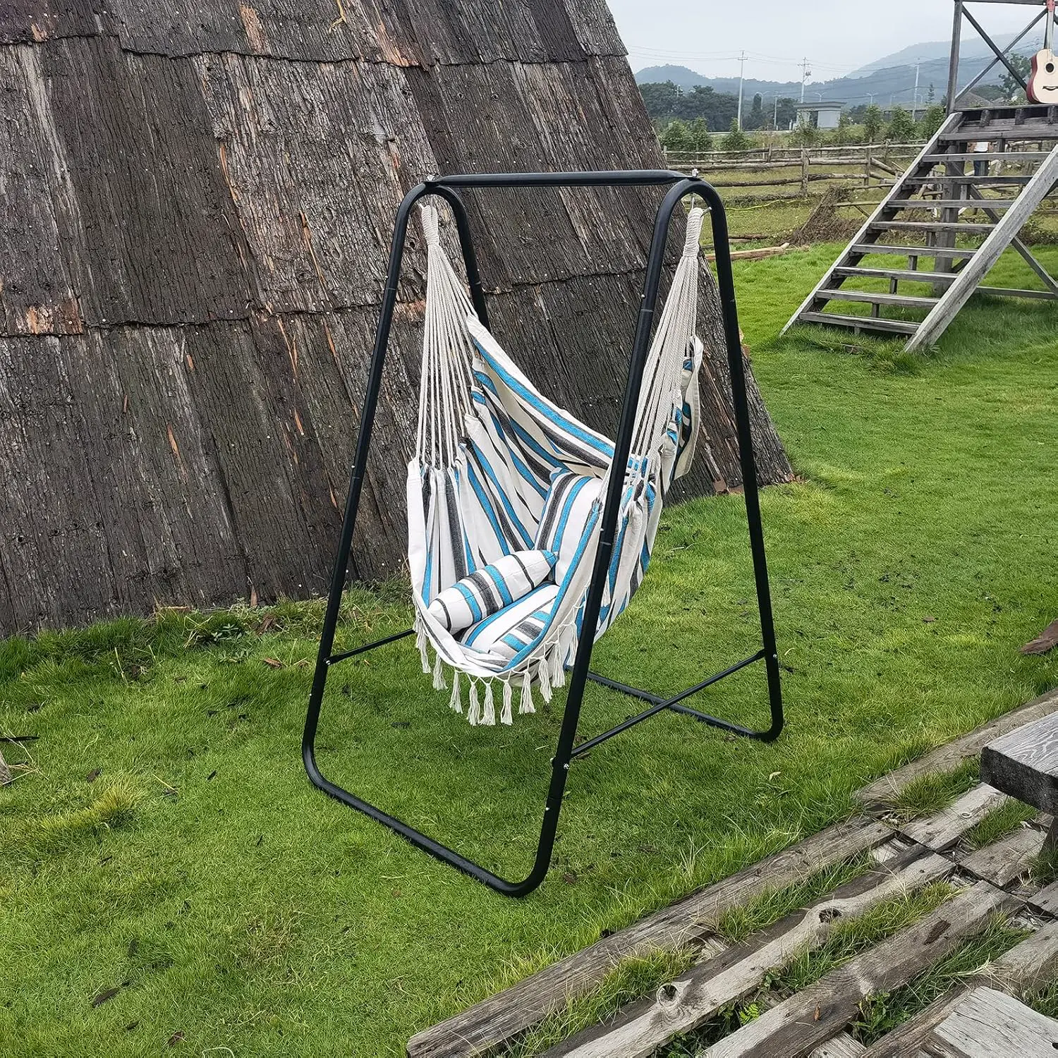 Fauteuils suspendus CCLIFE Chaise Suspendue Jardin avec Pied F… vue 1