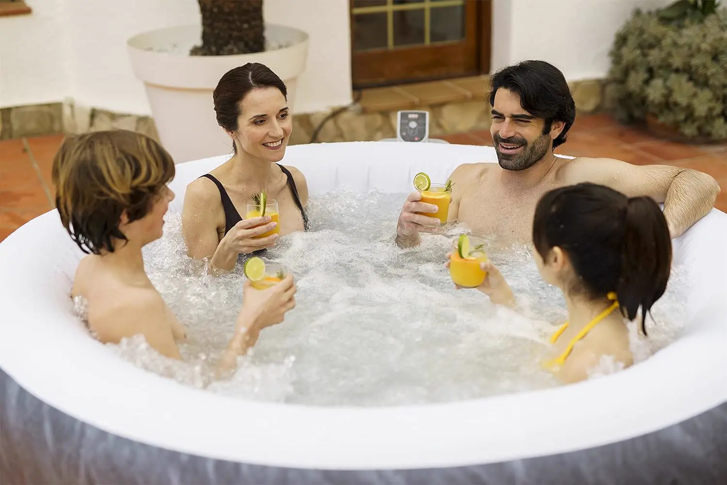 Spa gonflable 4 personnes 71" x 26"/1.80m x 66cm Boracay AirJet vue 17