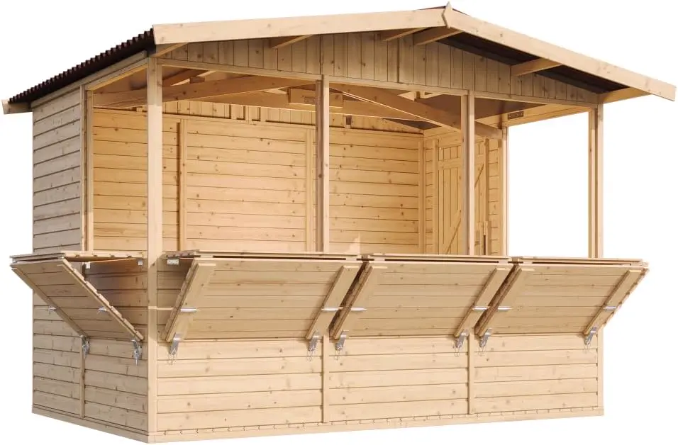 Abri de jardin en bois en bois 6 m² vue 2
