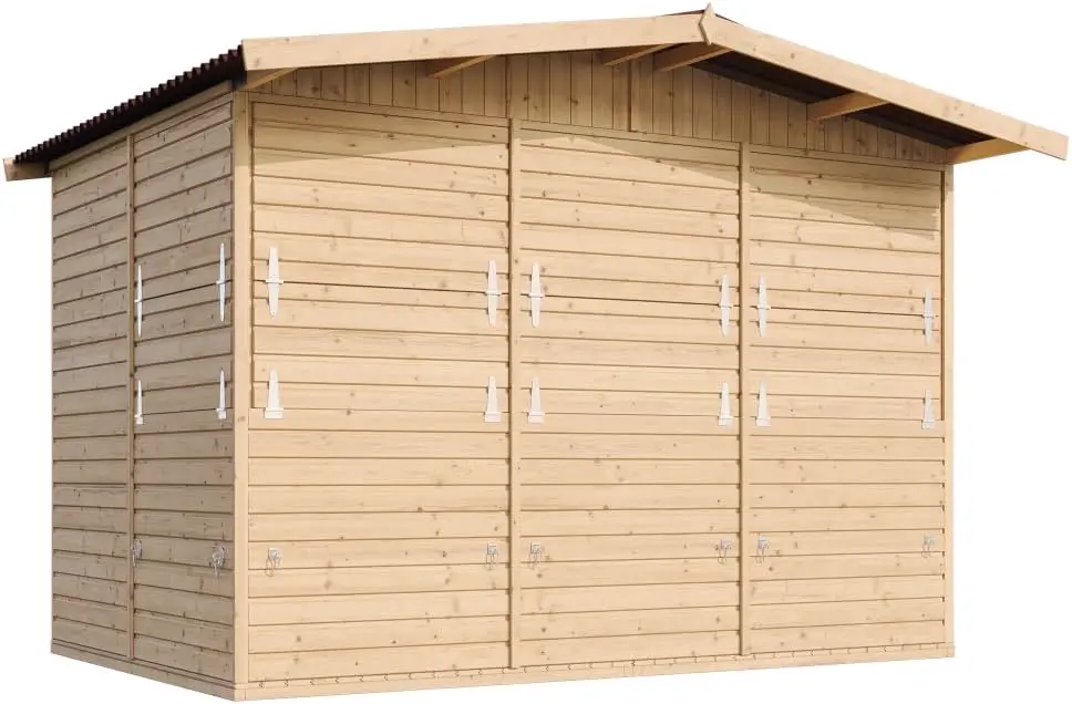 Abri de jardin en bois en bois 6 m² vue 3