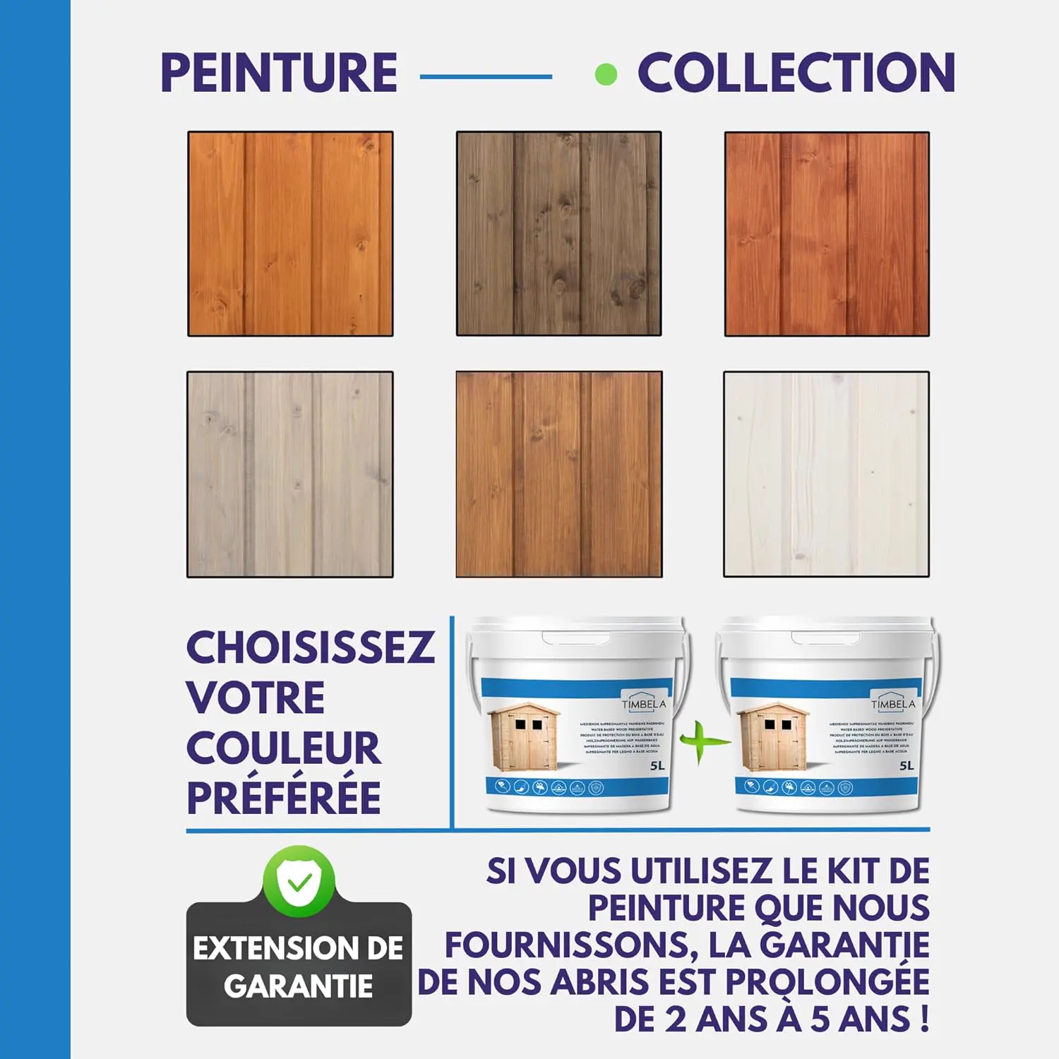 Abri de jardin en bois en bois 6 m² vue 7