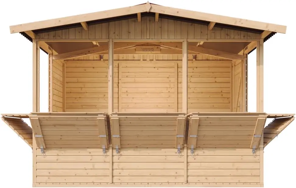 Abri de jardin en bois en bois 6 m² vue 8