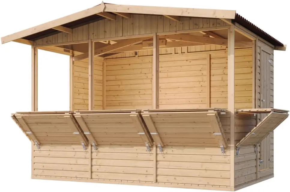 Abri de jardin en bois en bois 6 m² vue 10