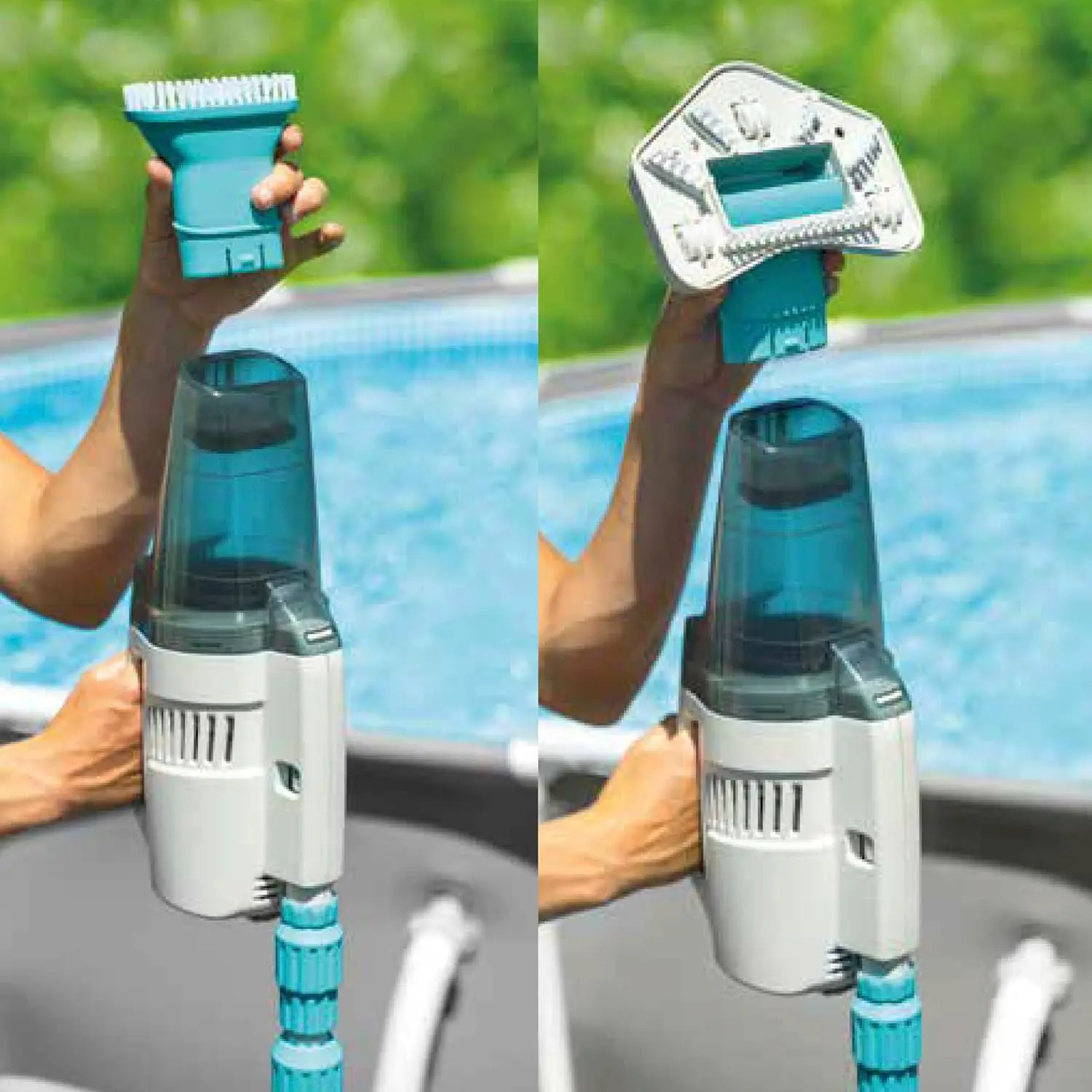 Robot piscine en aluminium vue 3