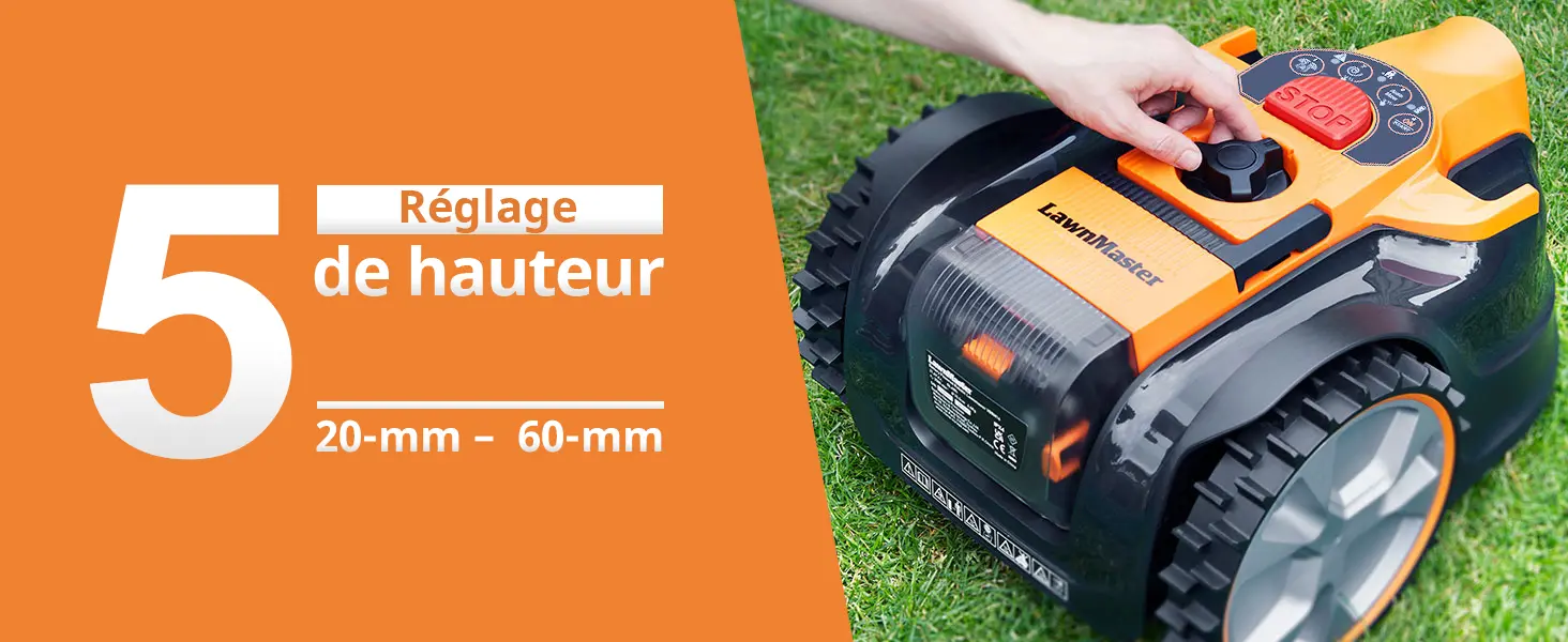 Robot tondeuse LawnMaster OcuMow16 Robot Tondeuse sans câble p… — contenu détaillé 7