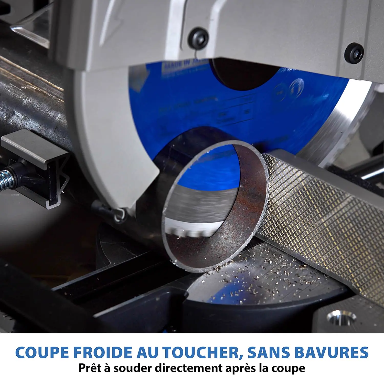 Tronçonneuse électrique en métal vue 3