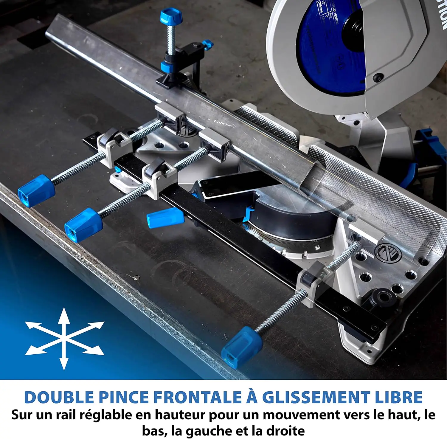 Tronçonneuse électrique en métal vue 5