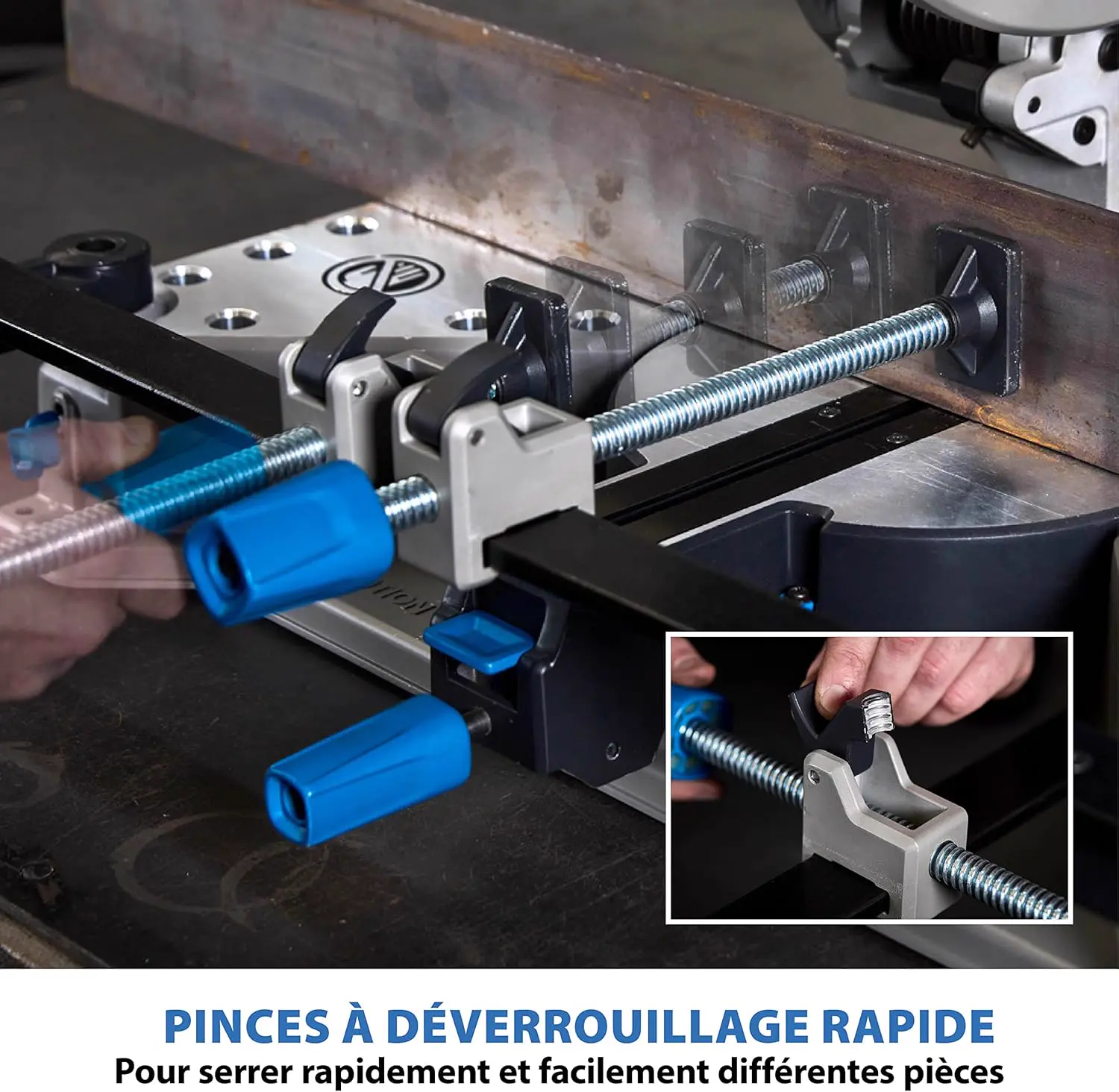 Tronçonneuse électrique en métal vue 6
