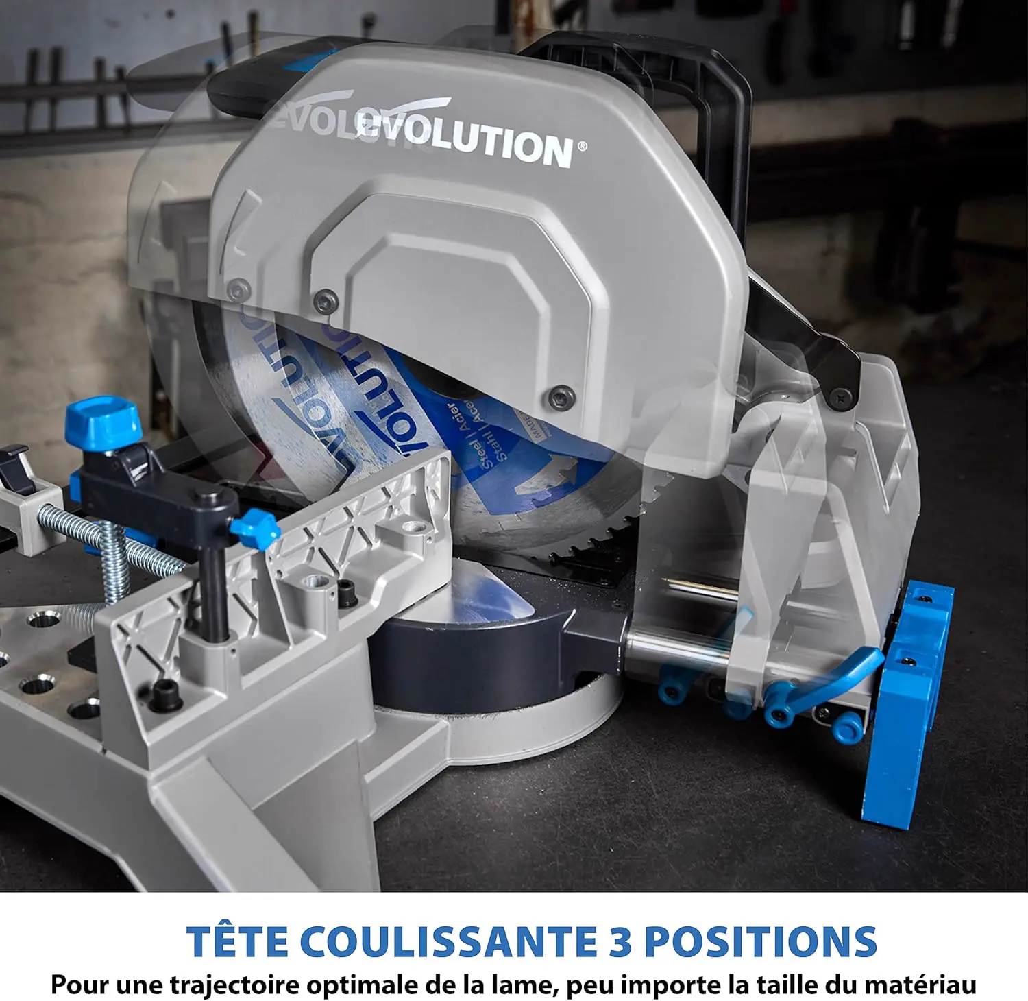 Tronçonneuse électrique en métal vue 7