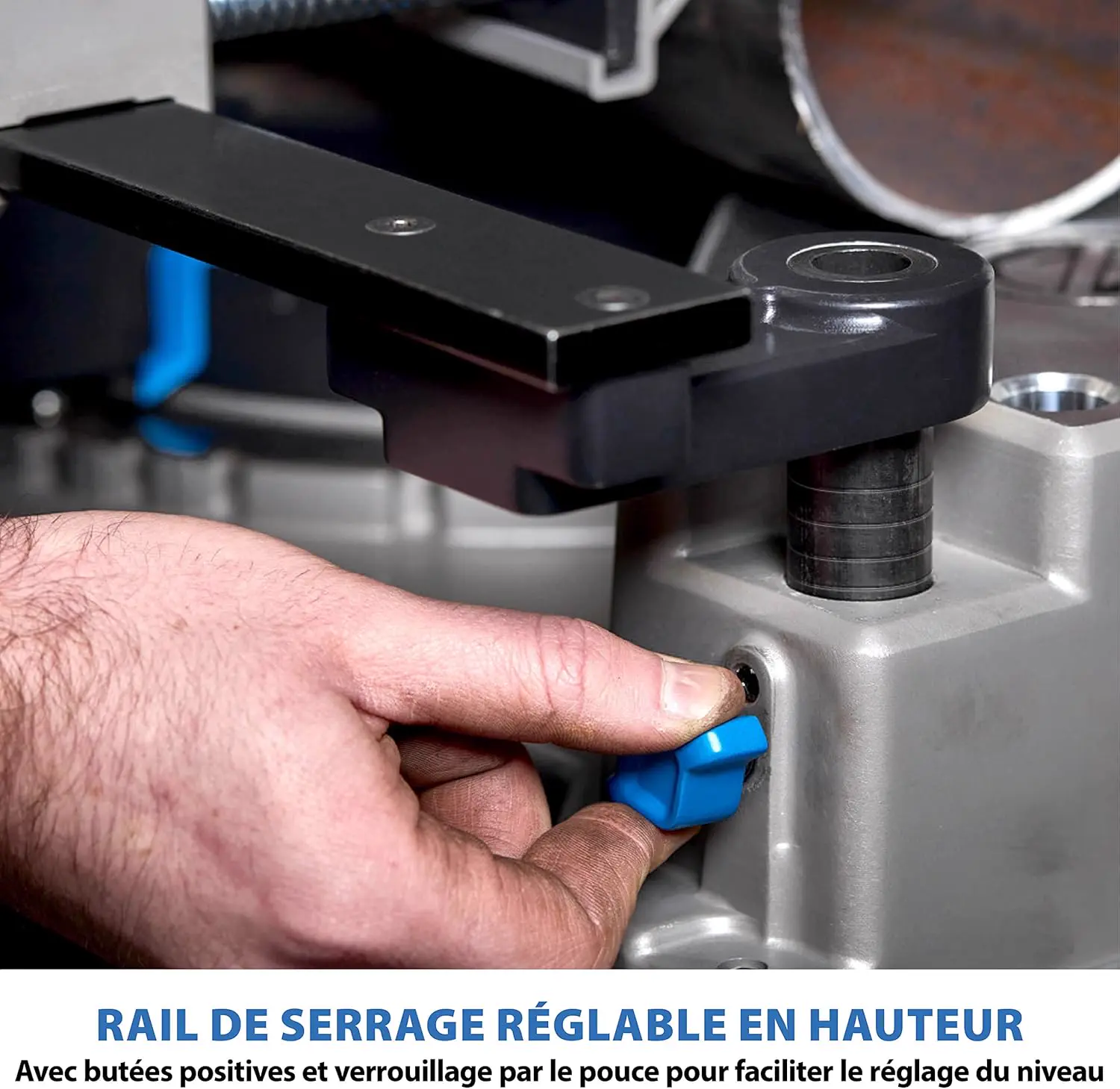 Tronçonneuse électrique en métal vue 9