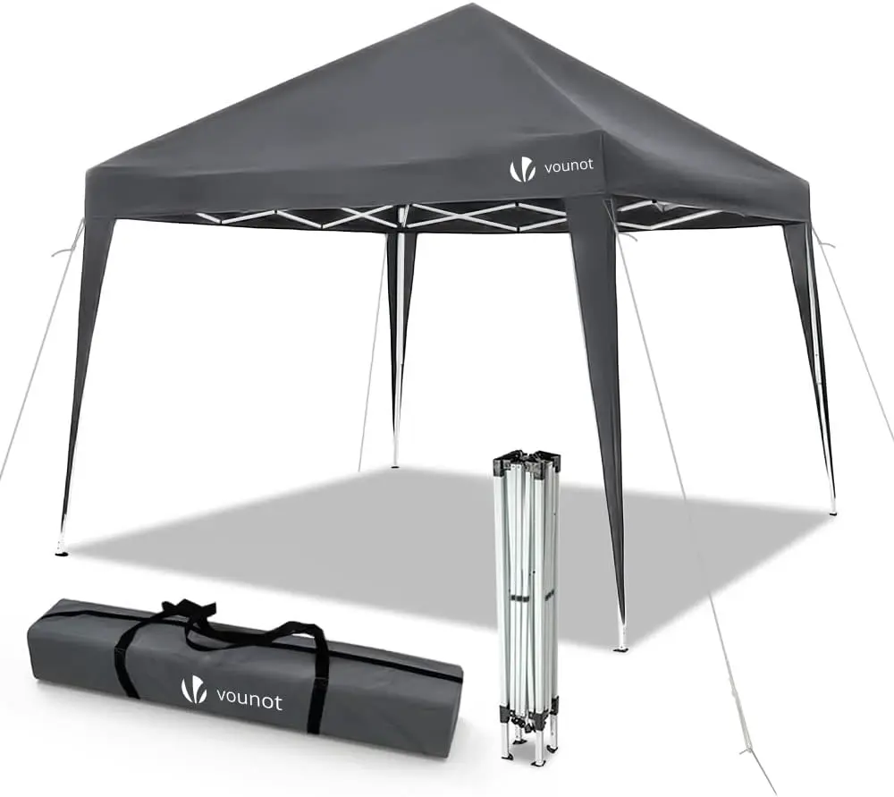 VOUNOT® Tonnelle de Jardin 3x3m Pliable Tente Pliante de Jardin